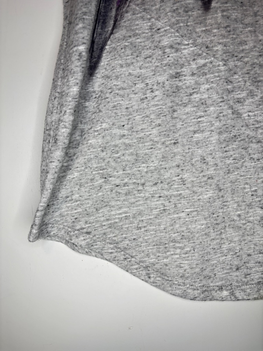 Gray Apt. 9 Embelished Floral Graphic Scoop Neck Linen Blend Top -XL- - Picture 6 of 13